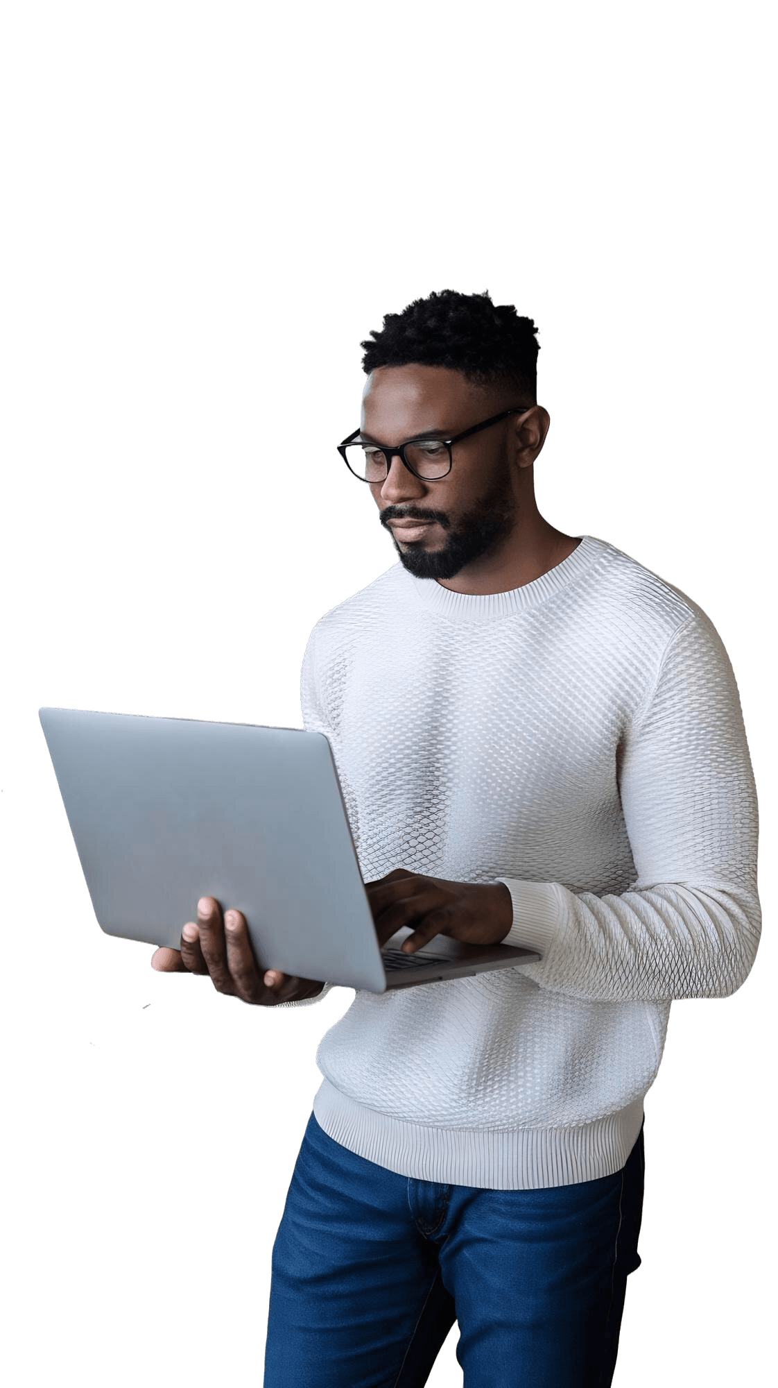 handsome-black-african-american-male-is-standing-meeting-room-glass-walls-with-laptop-com